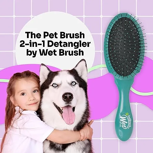 Wet Brush Pet Brush Dog Detangler Ultimate Groomer Teal