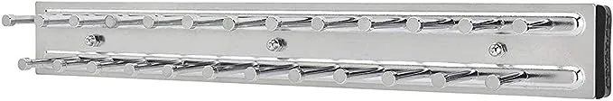 Rev-A-Shelf Trc-14Cr 14 inch Side Mount Extending Tie Organization Rack, Chrome