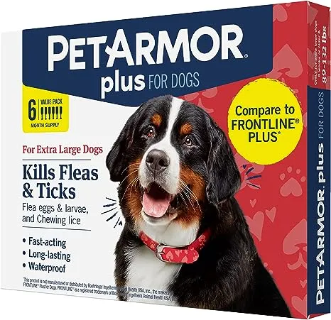 PetArmor Plus Flea & Tick Squeeze On for Dogs