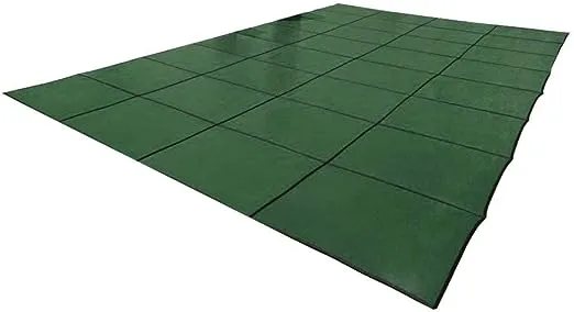 Blue Wave Green Rectangular In-Ground Pool Safety Cover 16' x 32'