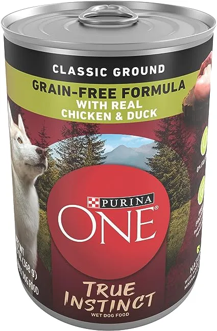 Purina ONE Classic Ground Chicken & Brown Rice Entree Wet Dog Food