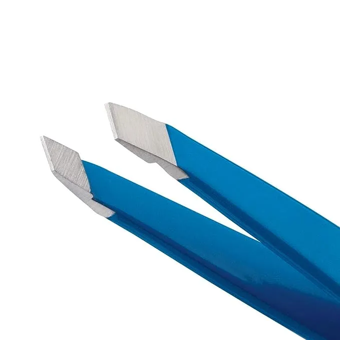 Tweezerman Mini Slant Tweezer - Blue Bahama