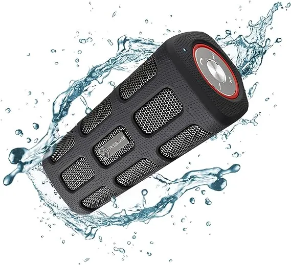 TREBLAB FX100 - Portable Bluetooth Speaker, 20W Rugged Outdoor reg, Black 