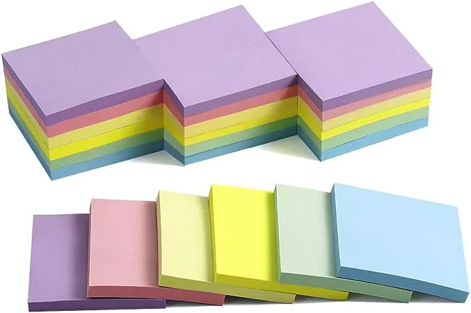 (24 Pack) Sticky Notes 3x3 in Post Bright Stickies Colorful Super Sticking Power Memo Pads, Strong Adhesive, 74 Sheets/pad(24 Pack) Sticky Notes 3x3 in Post Bright Stickies Colorful Super Sticking Power Memo Pads, Strong Adhesive, 74 Shee…