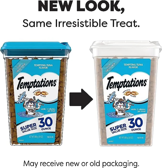 Temptations Classic Tempting Tuna Flavor Soft & Crunchy Cat Treats