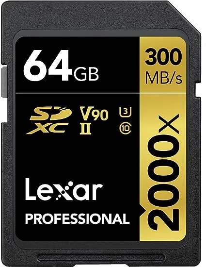 Lexar 32GB Professional 2000x UHS-II SDHC Memory Card