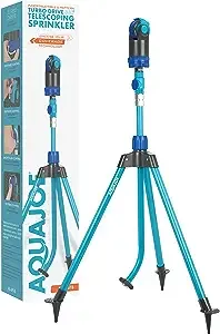 Aqua Joe AJ-6PSTB Indestructible Series 6 Pattern HD Sprinkler/Mister Combo, 360 Degree Coverage