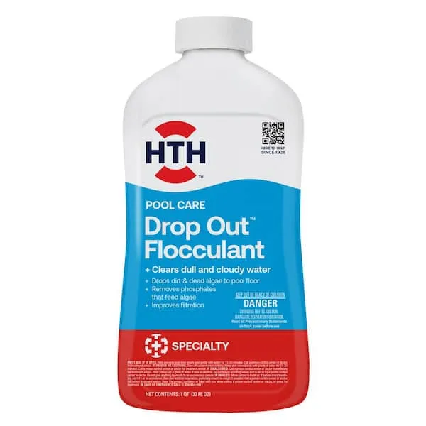 HTH Pool Care Drop Out 1 qt. Liquid Flocculant