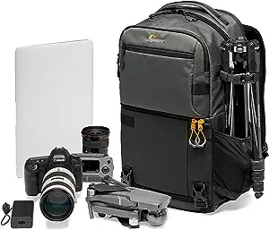 Lowepro  Fastpack PRO BP 250 AW III Travel-Ready Backpack for DSLR Camera, Gear and Laptop, Gray