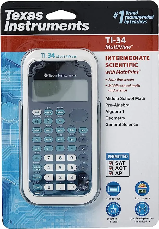 Texas Instruments TI-34 Multi-View Calculator