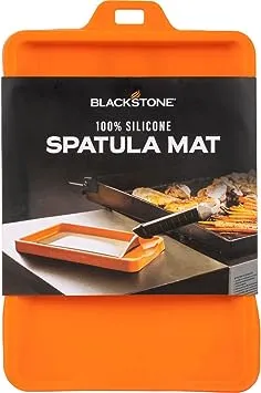 Blackstone 5097 Silicone Spatula Mat for Laddle, Serving Spoon Drip Pad & Grill Utensil Holder for Kitchen, Stovetop, Cooking & Countertop-Heat Resistant, Non Slip, Heavy Duty & Utensils Keeper large