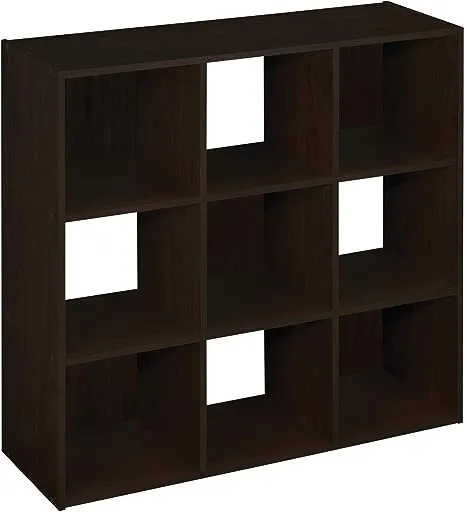 ClosetMaid 8937 Cubeicals Organizer, 9-Cube, Espresso