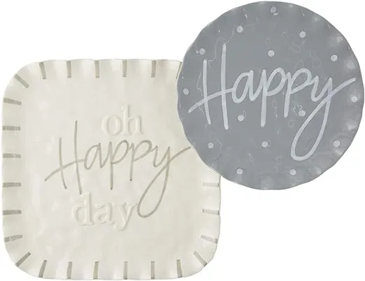 Happy Ruffle Tray Set