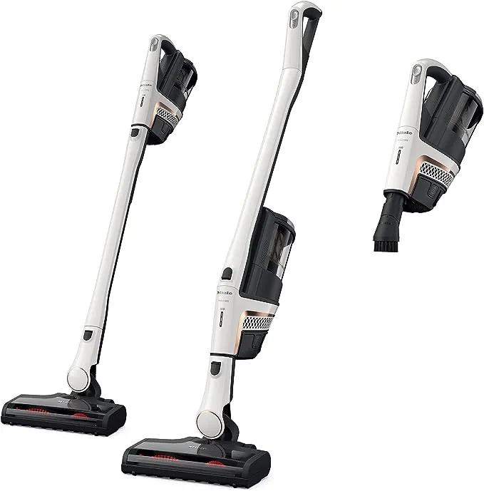 Miele Triflex HX2 Cordless Stick Vacuum Cleaner, 60 min runtime, Lotus White / Rose Gold