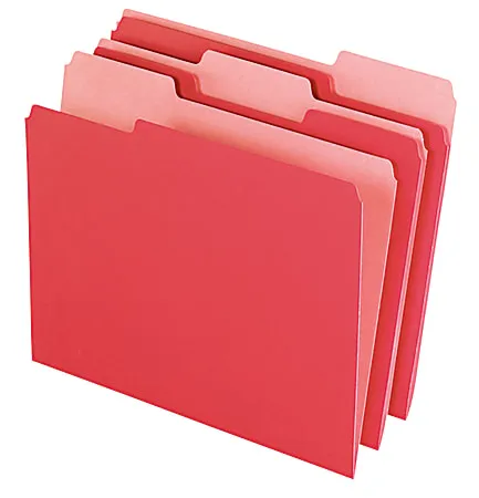 Office Depot 2-Tone File Folders