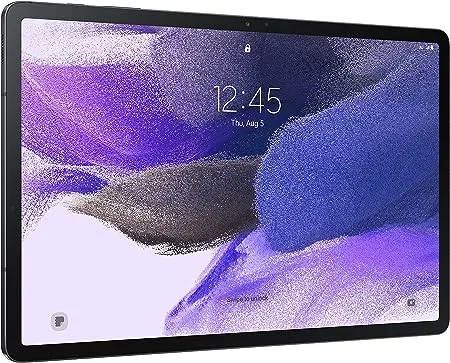 SAMSUNG Galaxy Tab S7 FE 2021 Android Tablet 12.4” Screen WiFi 64GB S Pen Included Long-Lasting Battery Powerful Performance, Mystic Black (Renewed)