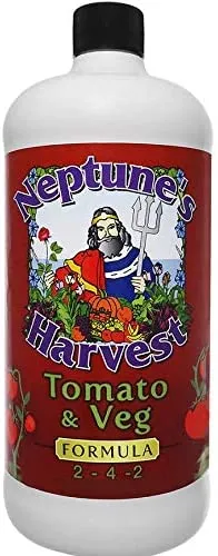 Neptune's Harvest Natural Tomato & Vegetable Organic, OMRI Plant Food 18 oz Concentrate