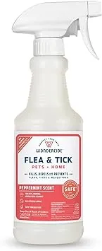 Wondercide Flea & Tick Spray for Pets & Home, Peppermint, 16-oz