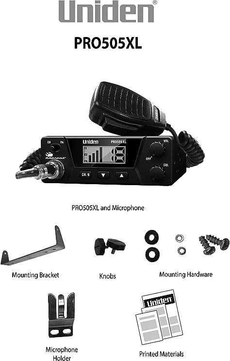 Uniden PRO505XL 40-Channel Bearcat CB Radio