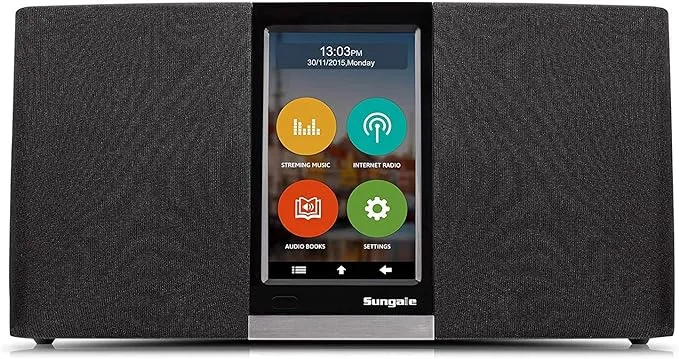 Sungale 3rd ; Gen. Wi-Fi Internet Radio with for EASY Operation for Touch Scre B