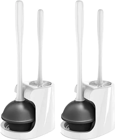 MR.SIGA Toilet Plunger and Bowl Brush Combo | adamsbargainshop