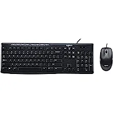 Logitech Media Combo MK200 Full-Size Keyboard and High-Definition Optical Mouse