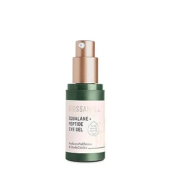 Biossance Squalane + Peptide Eye Gel. Reduce Dark Circles and Puffiness, Improve Fine Lines and Hydrate with Niacinamide and Peptides (0.5 ounces)