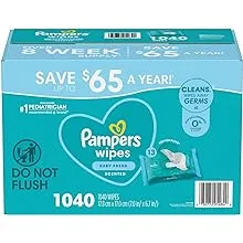 Pampers Scented Baby Wipes, Baby Fresh (1,040 Count)