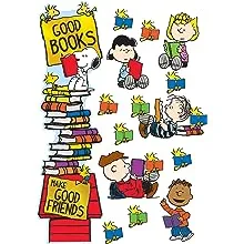 Eureka Peanuts Reading All-in-One Door Decor Kit