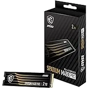 MSI SPATIUM M480 PRO PCIe 4.0 NVMe M.2 2TB Internal SSD PCIe Gen4 NVMe (SPATIUM M480 PRO PCIe 4.0 NVMe M.2 2TB)MSI SPATIUM M480 PRO PCIe 4.0 NVMe M.2 2TB Internal SSD PCIe Gen4 NVMe (SPATIUM M480 PRO PCIe 4.0 NVMe M.2 2TB)