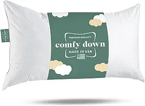 ComfyDown 95% Feather 5% Down, 14 X 36 Rectangle Decorative Pillow Insert, Sham Stuffer - Made in USA