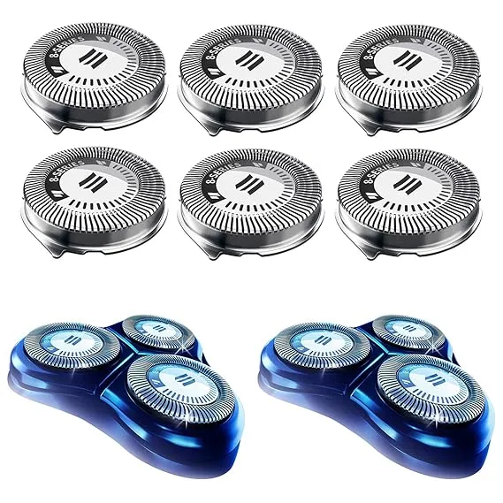 HQ8 Replacement Heads for Philips Norelco Shavers, HQ8 Heads Upgraded, 6-PackHQ8 Replacement Heads for Philips Norelco Shavers, HQ8 Heads Upgraded, 6-Pack