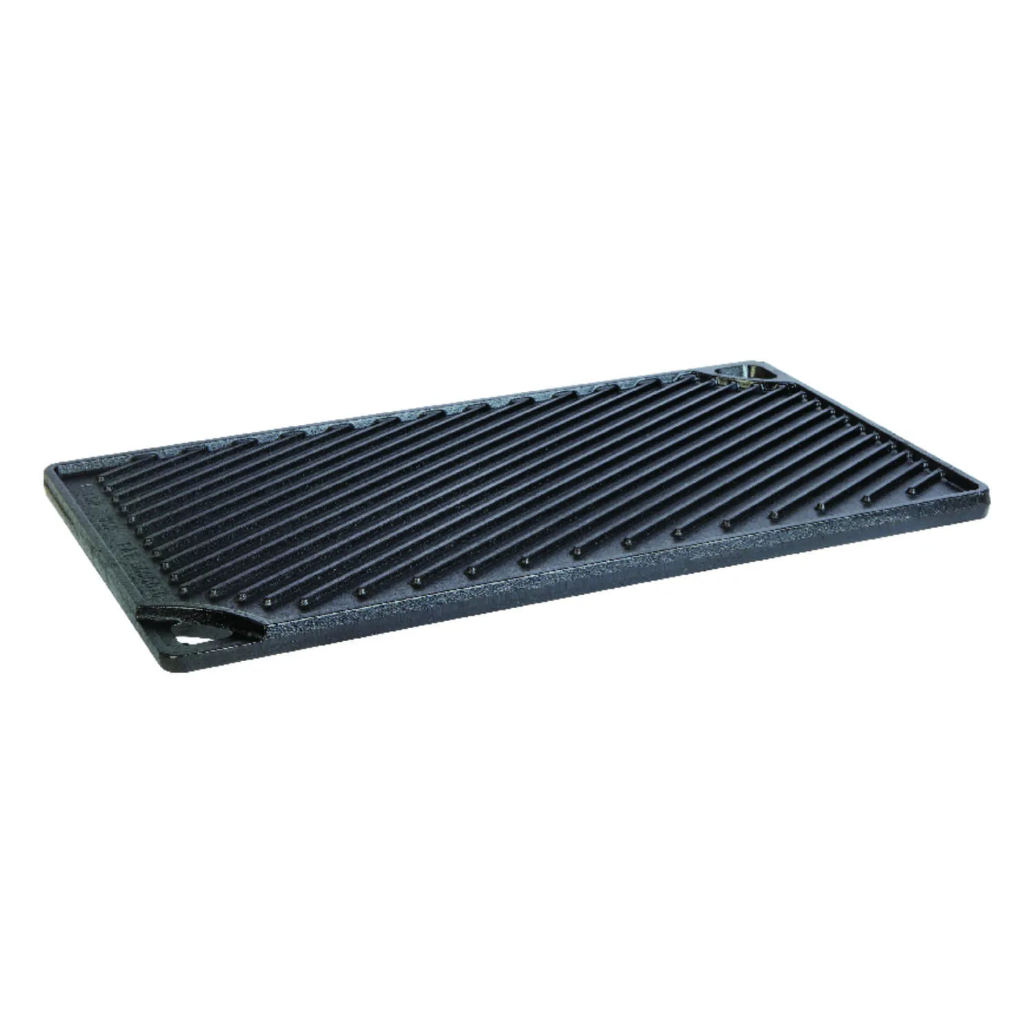 Lodge LDP3 Cast Iron Rectangular Reversible Grill/Griddle, 9.5-inch x 16.75-inch, Black