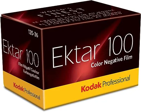 Kodak Ektar 100 Professional ISO 100, 35mm, 36 Exposures, Color Negative Film