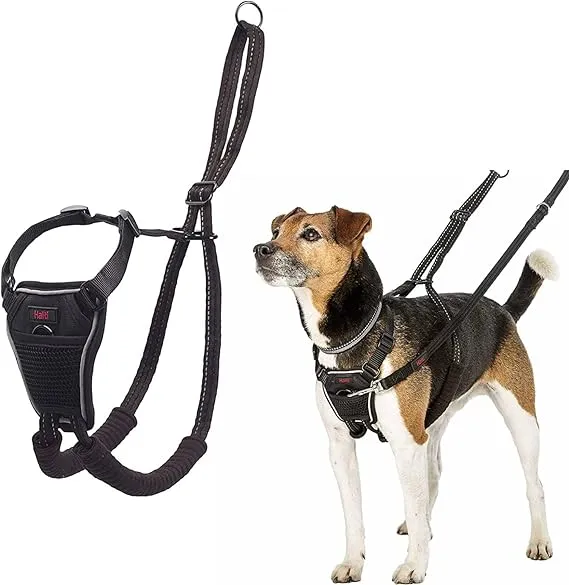 Halti No Pull Harness for Small Dogs, Red and Black, Bonus Training Manual 