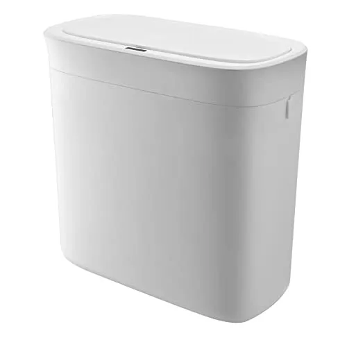 Eyuepu Trash Can 5 Gallon Smart Sensor Garbage 19L Can with Press Top Lid for Bathroom,Living Room,Office and Kitchen