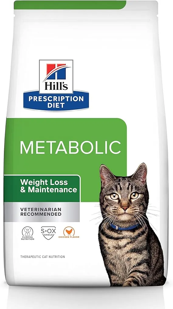 Hill's Prescription Diet Metabolic Weight Management Chicken Flavor Dry Cat Food