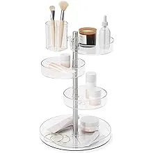 Umbra Pirouette Cosmetic Organizer, Regular, Clear/NickelUmbra Pirouette Cosmetic Organizer, Regular, Clear/Nickel