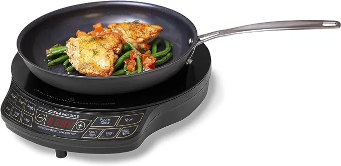 NuWave Precision Induction Cooktop Flex with 9" Fry Pan