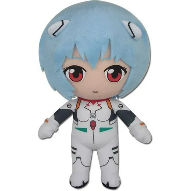 Great Eastern Evangelion GE-52302 Rei Plugsuit Stuffed Plush, 8", Multi-Colored