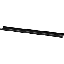 LTL Home Products 1152047 Photo Ledge Floating Picture Wall Shelf, 31.5" x 3.5", Black