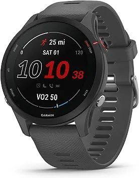 Garmin  Forerunner 255 Multisport GPS Smartwatch, Slate Gray