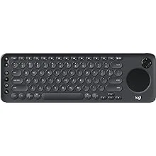 Logitech K600 TV - TV Keyboard with Integrated Touchpad and D-Pad Compatible with Smart TV - Graphite BlackLogitech K600 TV - TV Keyboard with Integrated To…