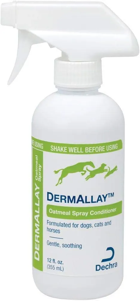 Dechra 192959807110 DermAllay Oatmeal Spray Conditioner for Cats & Dogs, 12 oz