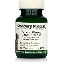 Standard Process - Feline Whole Body Support - Daily Supplement for Cats - 90 Tablets