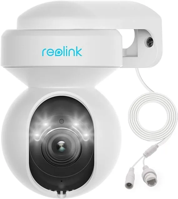 Buy Reolink E1 Outdoor-B, 5MP Camera (Black) with Motion Spotlights