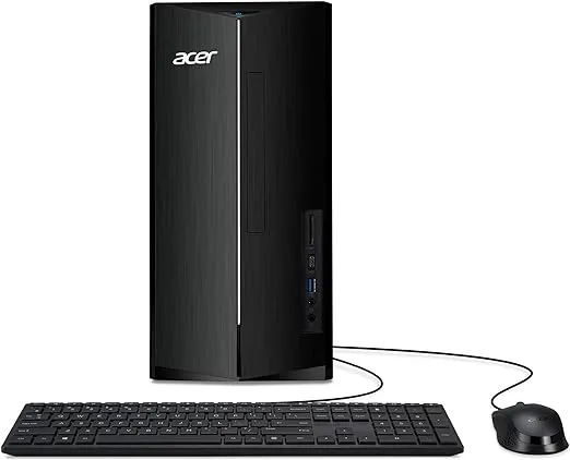 Acer Aspire TC-1780-UA92 Desktop | 13th Gen Intel Core i5-13400 10-Core Processor | 8GB 3200MHz DDR4 | 512GB M.2 2280 PCIe Gen 4 SSD | SD Card Reader | Intel Wi-Fi 6E AX211 | Windows 11 Home,BlackAcer Aspire TC-1780-UA92 Desktop | 13th Gen Intel Cor…