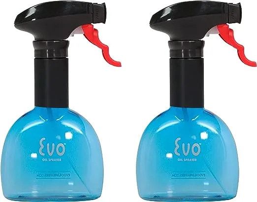 Evo 8 Ounce Mini Oil Sprayer, Set of 2 Blue