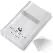 Wevac Vacuum Sealer Bags 100 Pint 6x10 Inch for 6&#034; x 10&#034; 100 count, Clear 