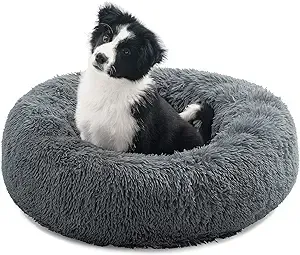 CEVICOLZE Dog Beds for Small Dogs Large Cat, Anti Anxiety Donut Cat Bed for ...